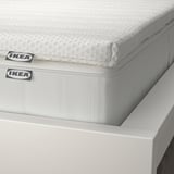 VESTERÖY Mattress and mattress pad, medium firm white/Nisseholm white, Twin