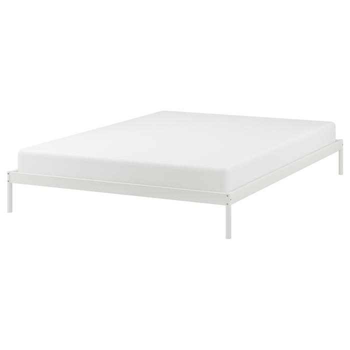 VEVELSTAD bed frame, white, Full/Double IKEA CA