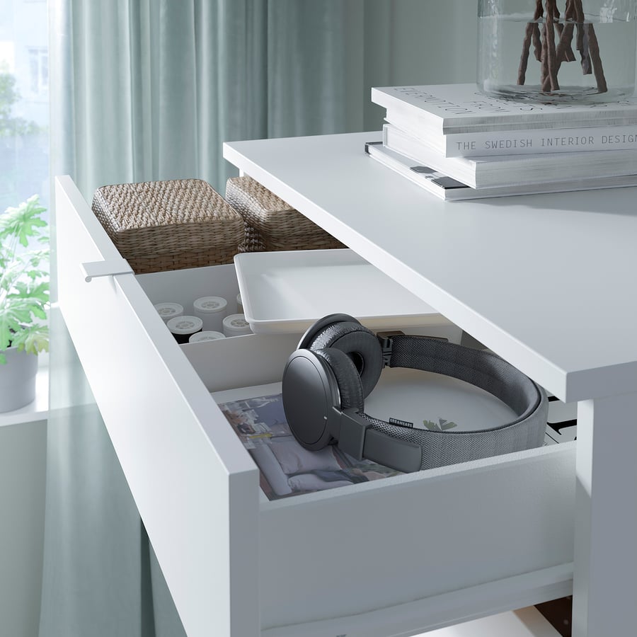 VIHALS 6drawer dresser, white/anchor/unlockfunction, 70x47x120 cm (271/2x181/2x471/4") IKEA CA