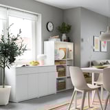 VIHALS Storage combination, white, 92 1/2x18 1/2x55 1/8 "