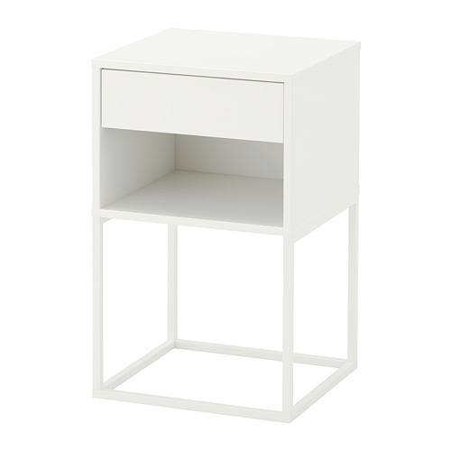 vikhammer white nightstand