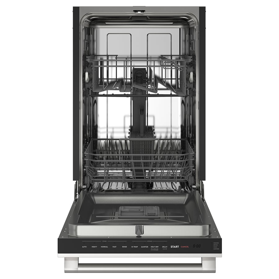 VILLKORLIG builtin dishwasher, Stainless steel, 45 cm (18") IKEA CA