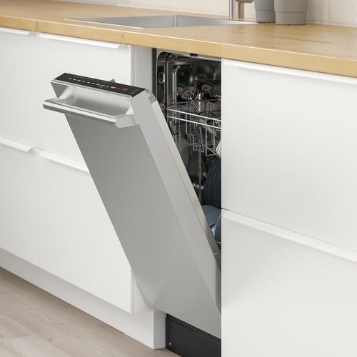 VILLKORLIG builtin dishwasher, Stainless steel, 45 cm (18") IKEA CA