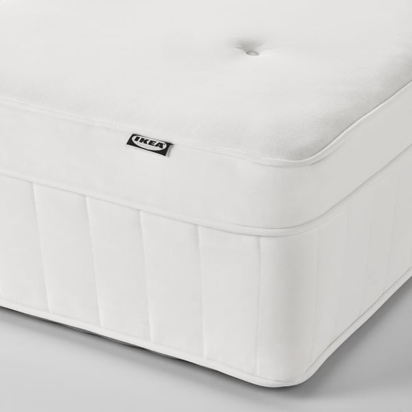 VINGELEN Eurotop hybrid mattress, plush/white, Queen
