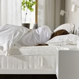 VINGELEN Eurotop hybrid mattress, plush/white, Queen