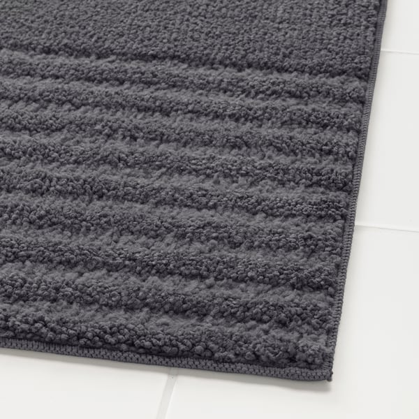 VINNFAR Bath mat, dark gray, 16x24" (40x60 cm) IKEA CA