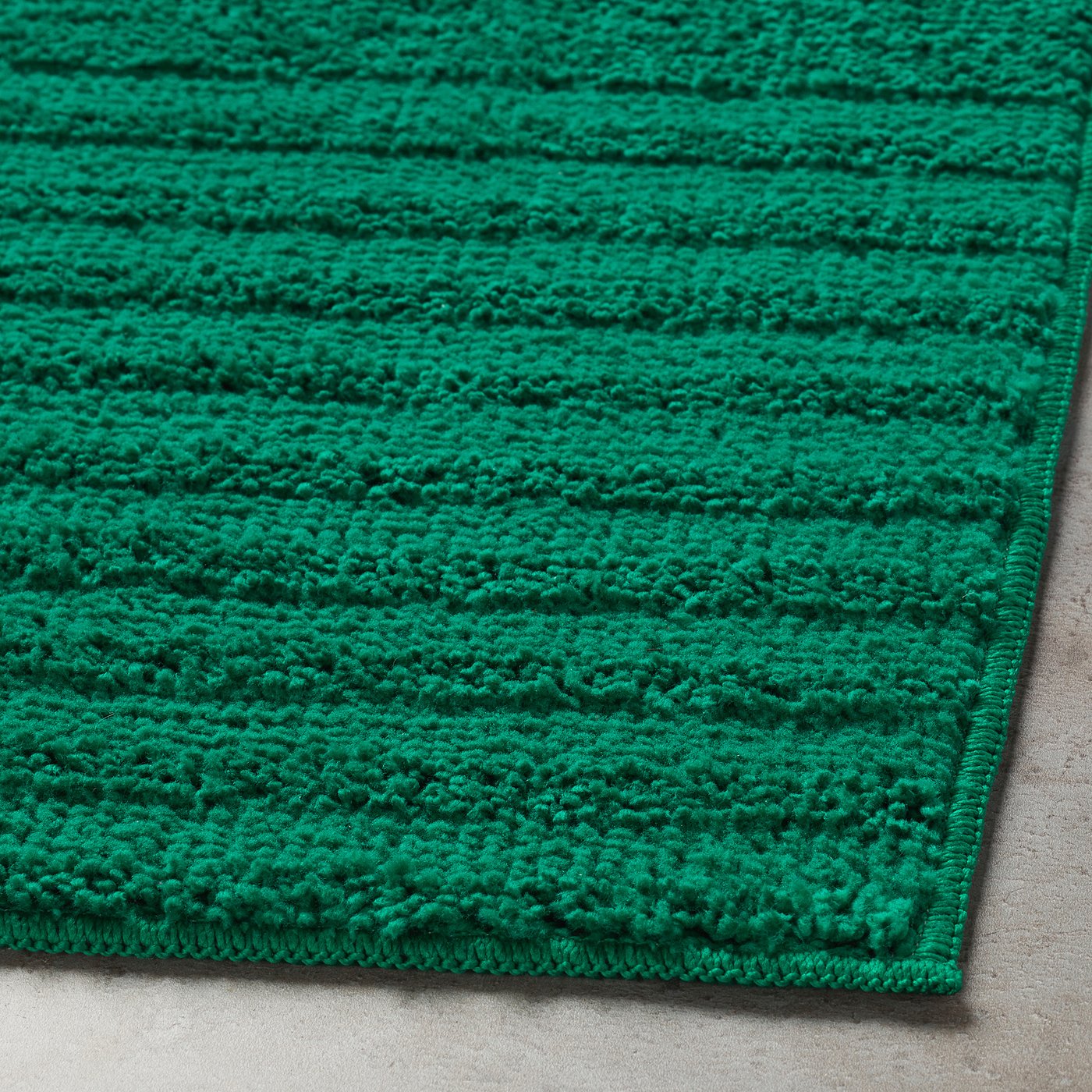 VINNFAR Bath mat, dark green, 16x24" (40x60 cm) IKEA