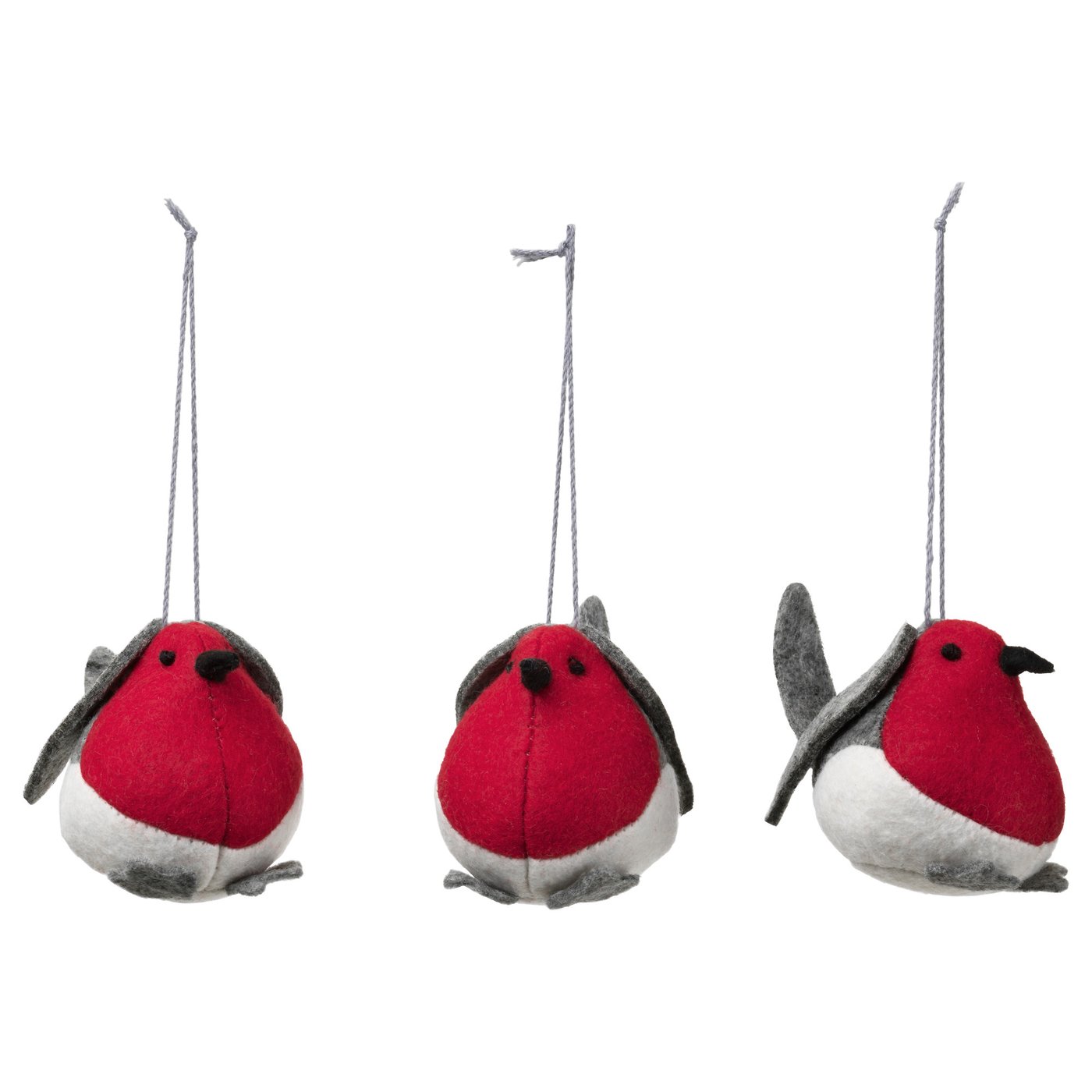 VINTER 2020 Hanging decoration, bird red, 2" (5 cm) IKEA