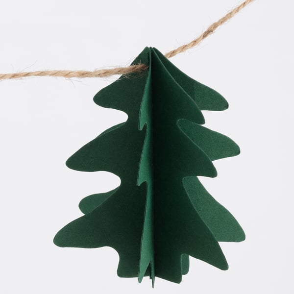 VINTER 2021 Garland, handmade/Christmas tree shaped green, 1.9 m (2