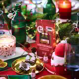 VINTERSAGA Bag of Chocolate Santas, Rainforest Alliance Certified, 3 oz