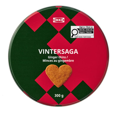 VINTERSAGA Ginger thins, 1 lb