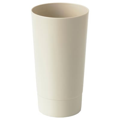VITABBORRE Glass, plastic/beige, 24 oz