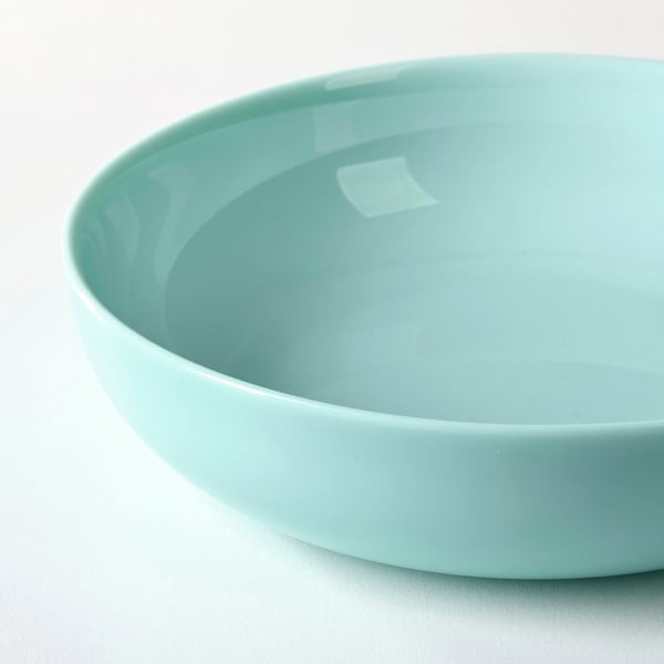 VITBLECKA Plate, turquoise, 6 ¾ "