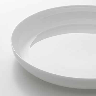 VITBLECKA Plate, white, 11 ½ "