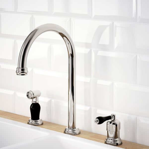 Vithavet Kitchen Faucet Separate Handspray Chrome Plated Ikea