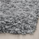 VOLLERSLEV Rug, high pile, gray, 2 ' 7 "x4 ' 11 "