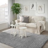 VOLLERSLEV Rug, high pile, gray, 6 ' 7 "x9 ' 10 "