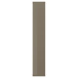 VOXTORP Cover panel, high gloss dark gray-brown, 15x90 "
