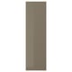 VOXTORP Door, high gloss dark gray-brown, 15x50 "