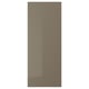 VOXTORP Door, high gloss dark gray-brown, 24x60 "