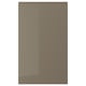 VOXTORP Door, high gloss dark gray-brown, 24x40 "
