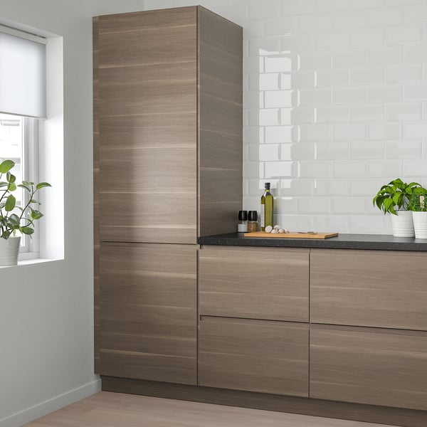 VOXTORP Door - walnut effect - IKEA