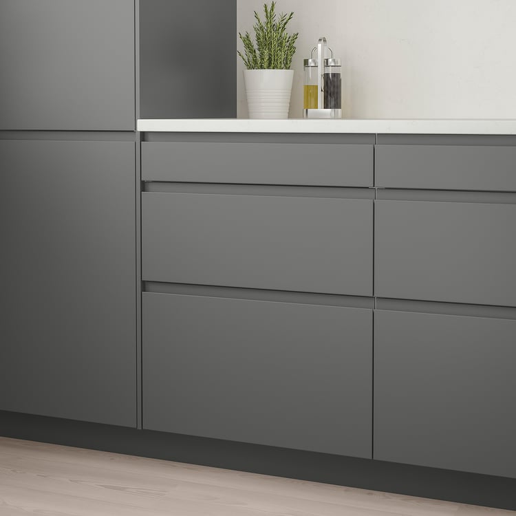 VOXTORP drawer front, dark gray, 76x13 cm (30x5") IKEA CA