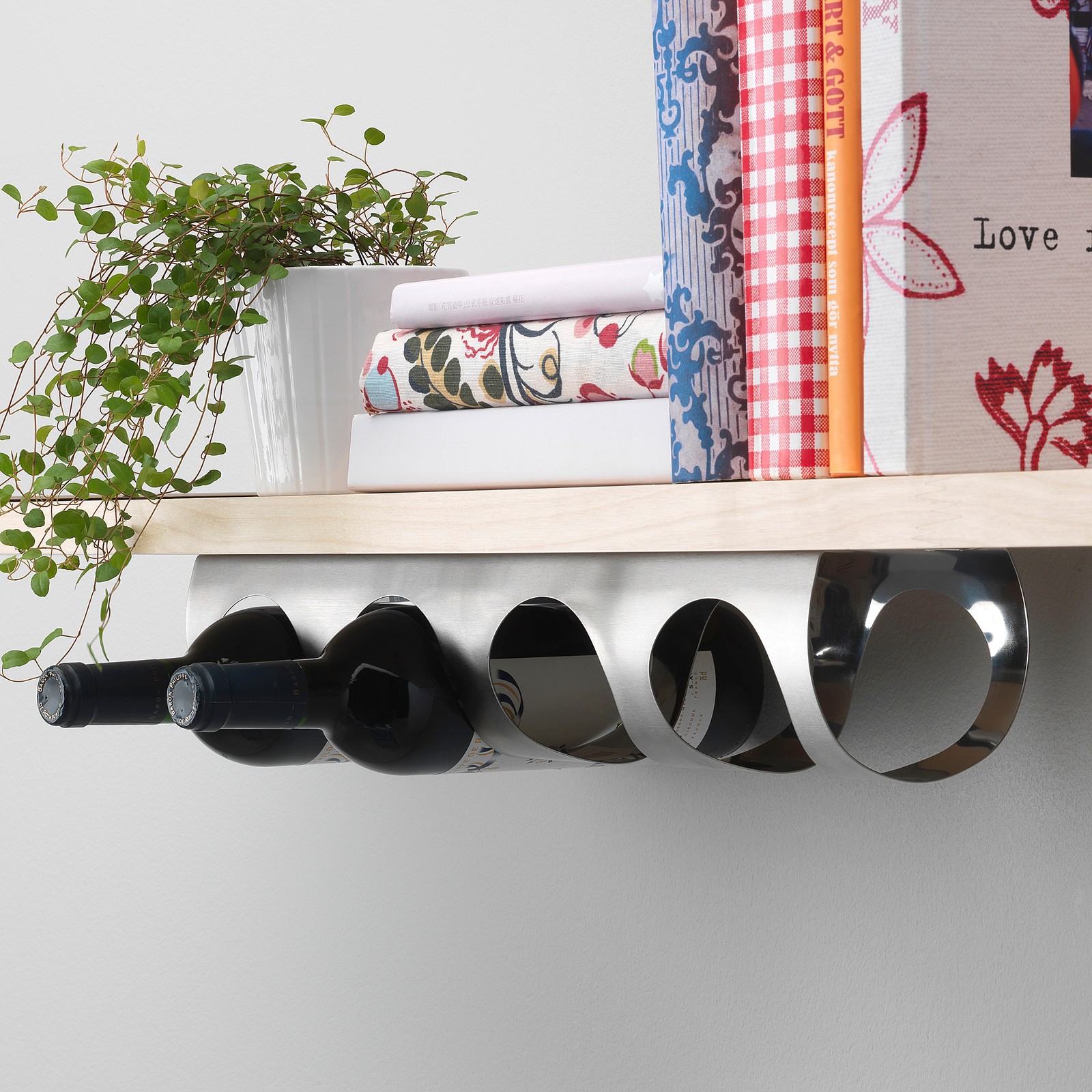 stainless wine rack