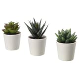 Artificial desk plants