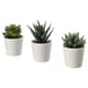 Artificial desk plants