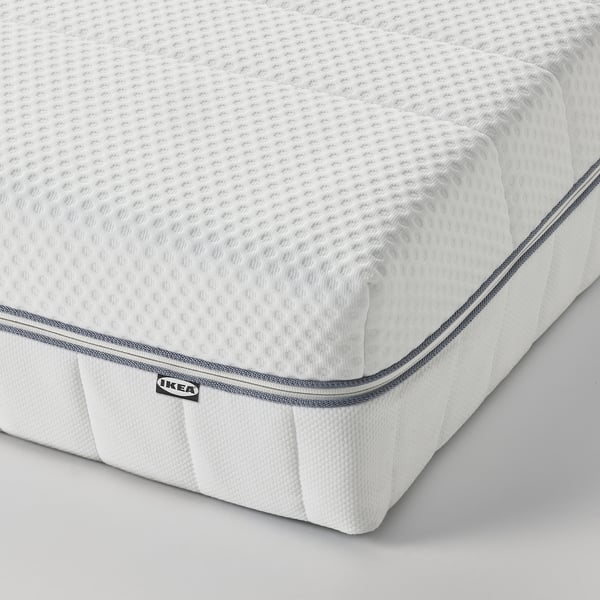 ÅBROTTEN Matelas en mousse, ferme/blanc, 1 place