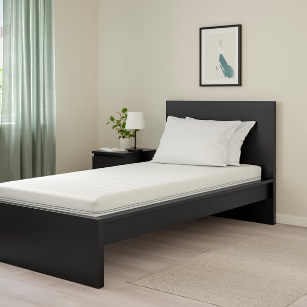 ÅBROTTEN Matelas en mousse, ferme/blanc, 1 place