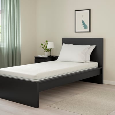 ÅBROTTEN Matelas en mousse, ferme/blanc, 1 place