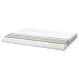 ÅBROTTEN Matelas en mousse, ferme/blanc, 1 place
