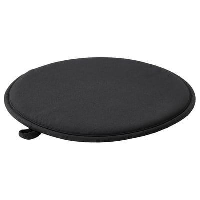 ÄNGSFRÄKEN Coussin de chaise, noir, 14 "