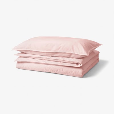 ÄNGSLILJA Housse de couette et taie(s), rose clair, 1 place