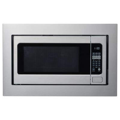 ÄSKEBO Four à micro-ondes encastrable, acier inox, 30 "