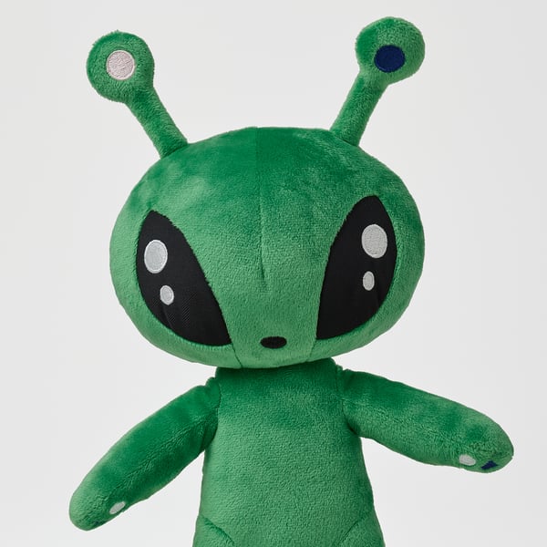 AFTONSPARV Jouet câlin, extraterrestre/vert, 34 cm (13) - IKEA CA