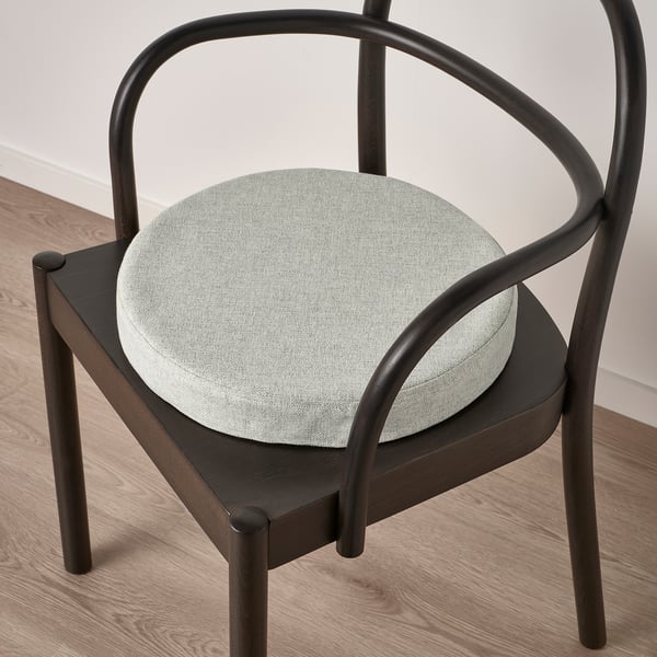 ÅKERVINDEFLY Coussin de chaise, beige, 15 "