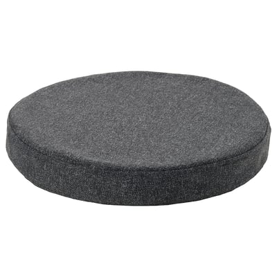 ÅKERVINDEFLY Coussin de chaise, gris foncé, 15 "