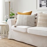 ANDMATMOTT Housse de coussin, naturel, 16x23 "