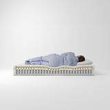 ÅNNELAND Matelas hybride, moelleux/blanc, Grand 2 places