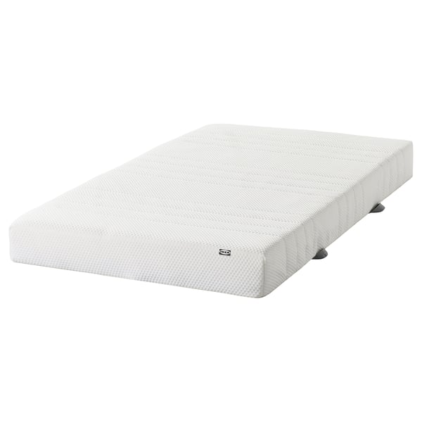 ÅSBYGDA Matelas en mousse, ferme/blanc, 1 place