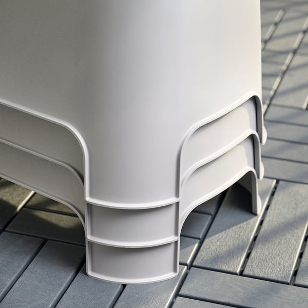 ASPAREN Germoir, extérieur gris/blanc translucide, 35x15x35 7/8 "
