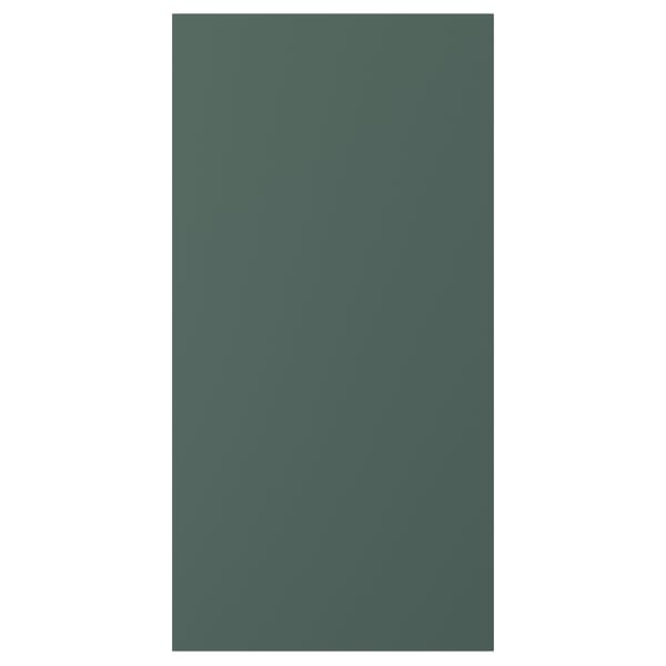 ASPUDDEN Panneau latéral de finition, gris-vert foncé, 15x30 1/2 "