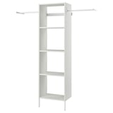 AURDAL Agencement armoire-penderie, blanc, 68 1/2-94 1/2x15 3/4x87 "