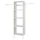AURDAL Agencement armoire-penderie, blanc, 68 1/2-94 1/2x15 3/4x87 "