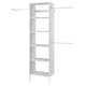 AURDAL Agencement armoire-penderie, blanc, 68 1/2-94 1/2x15 3/4x87 "