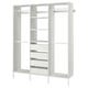 AURDAL Agencement armoire-penderie, blanc, 74 3/4x15 3/4x87 "