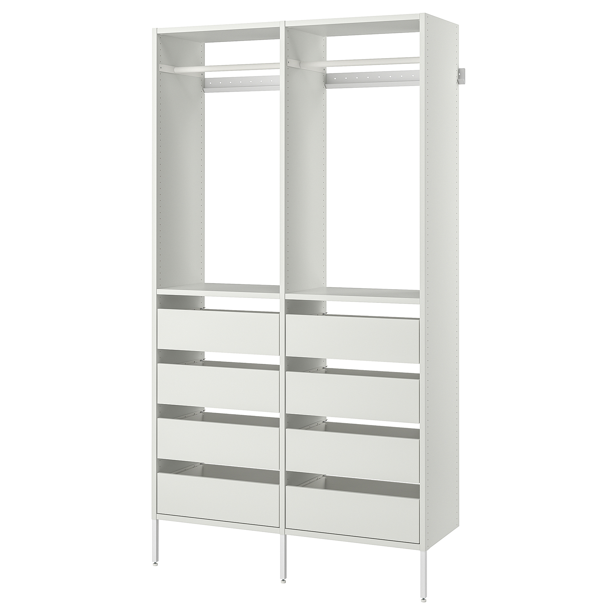 AURDAL Agencement armoirependerie blanc IKEA